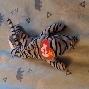 Ty Teenie Beanie Babies Blizz The White Tiger 1999